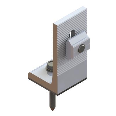  شبه منحرف سقف معدني قدم نظام تركيب الطاقة الشمسية