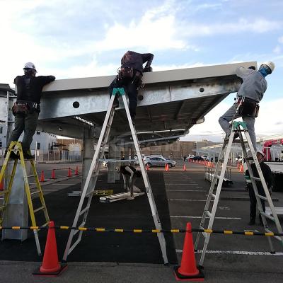 نظام تركيب مرآب الصلب