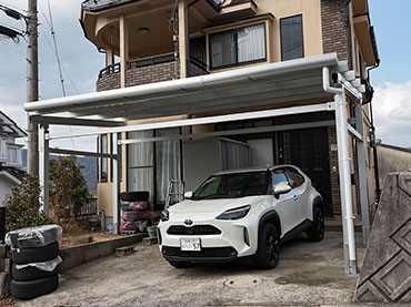 نظام التثبيت الشمسي Carport مقاوم للماء ، اليابان