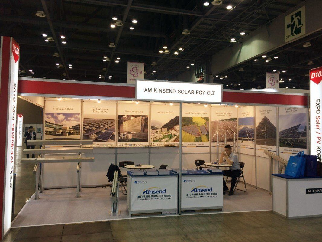  Kinsend عرضت في معرض إكسبو سولار كوريا 2018 