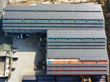 مشروع سقف معدني للطاقة الشمسية 265KW، كوريا