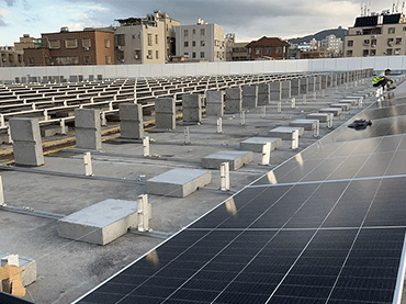 نظام تركيب سقف مسطح الصابورة 1.5 ميجا واط ، الصين